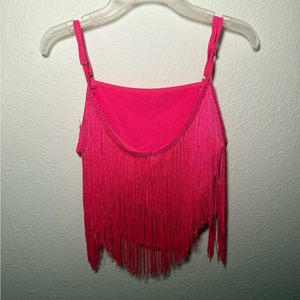Pink Fringe Women’s Top